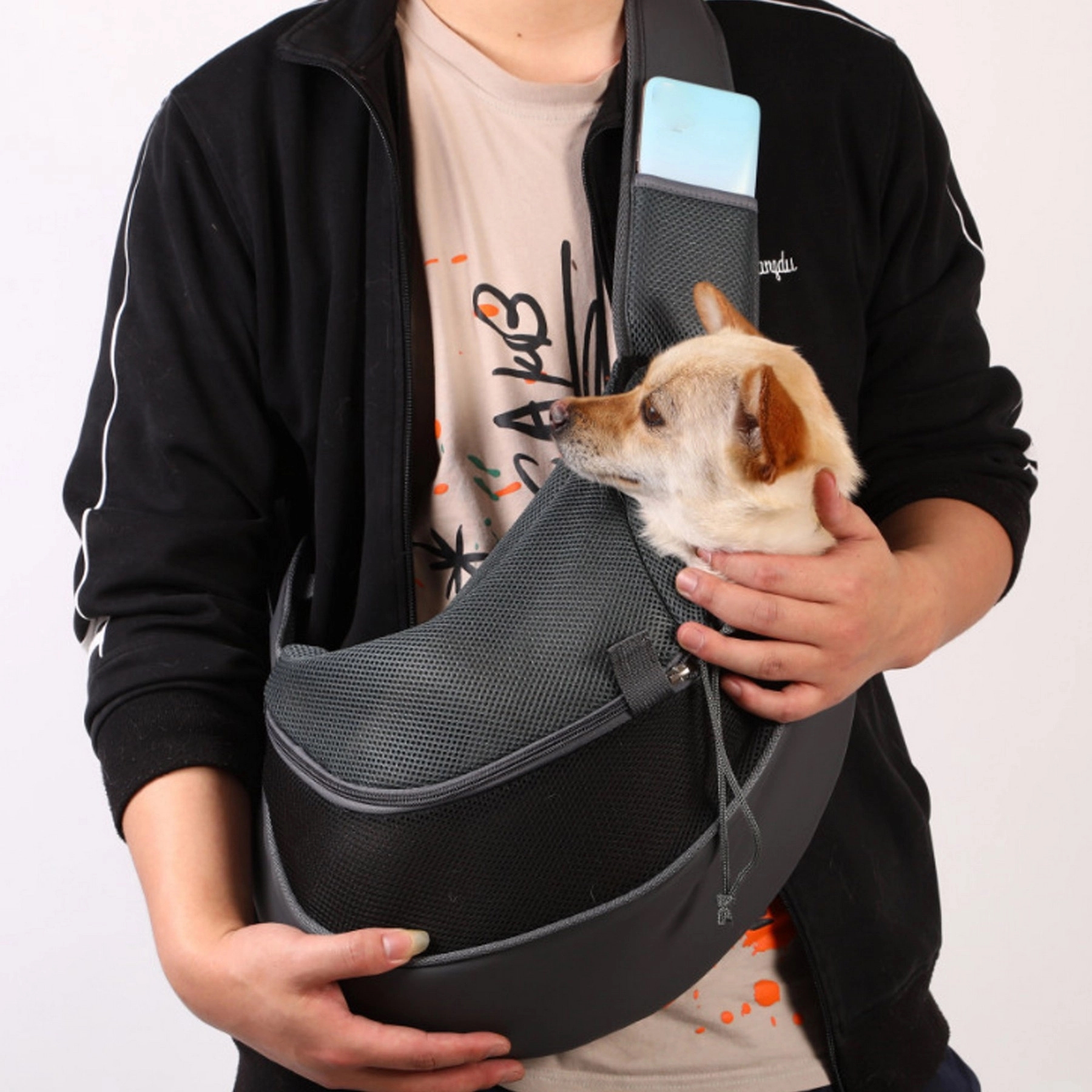 Large Pet Carrier Sling Bag 2