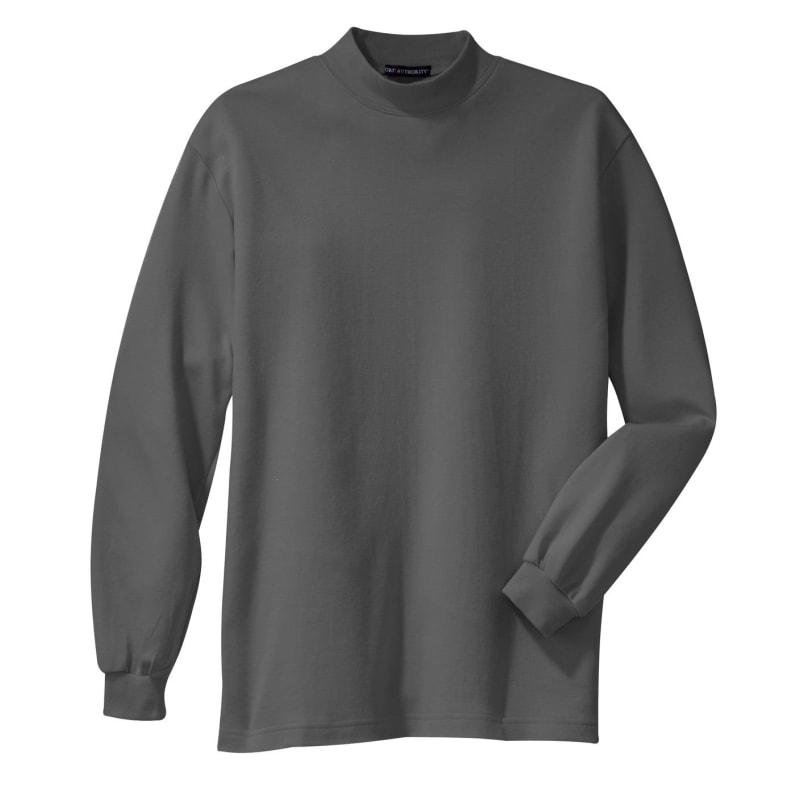 Port Authority Interlock Knit Mock Turtleneck. 7
