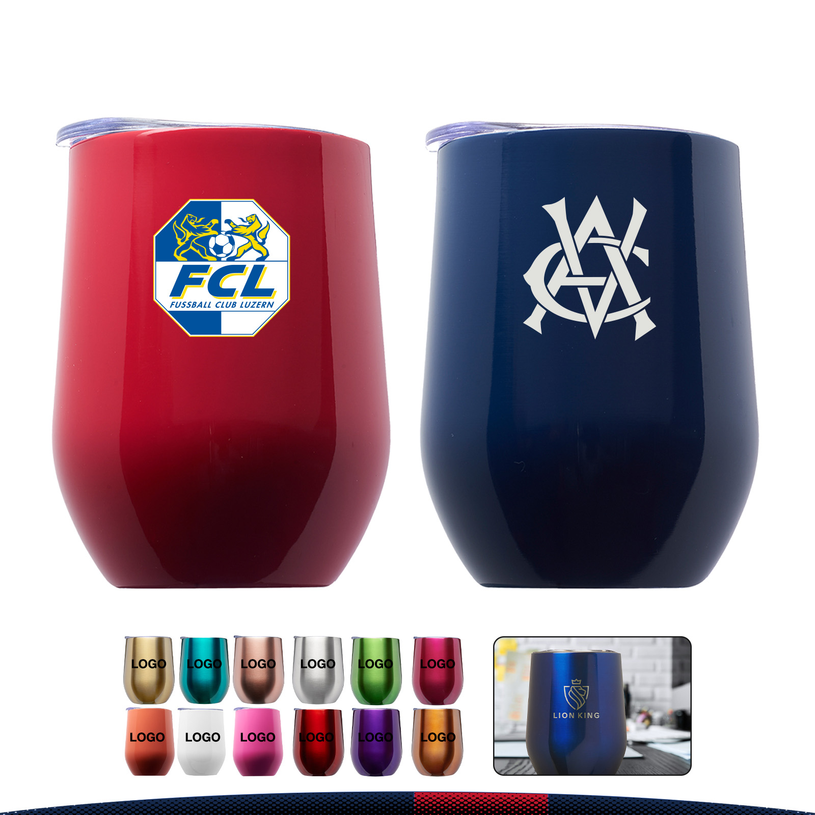 11 oz. Remil Stemless Wine Glass 8