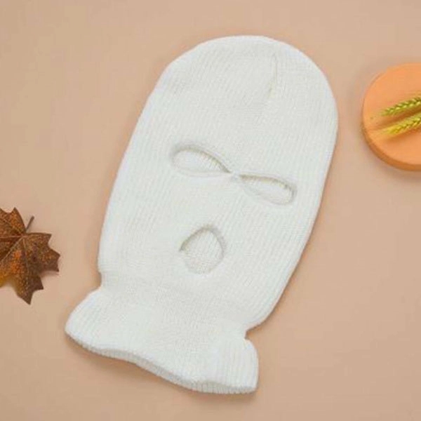 3-Hole Balaclava Knitted Full Face Ski Cover Mask 4