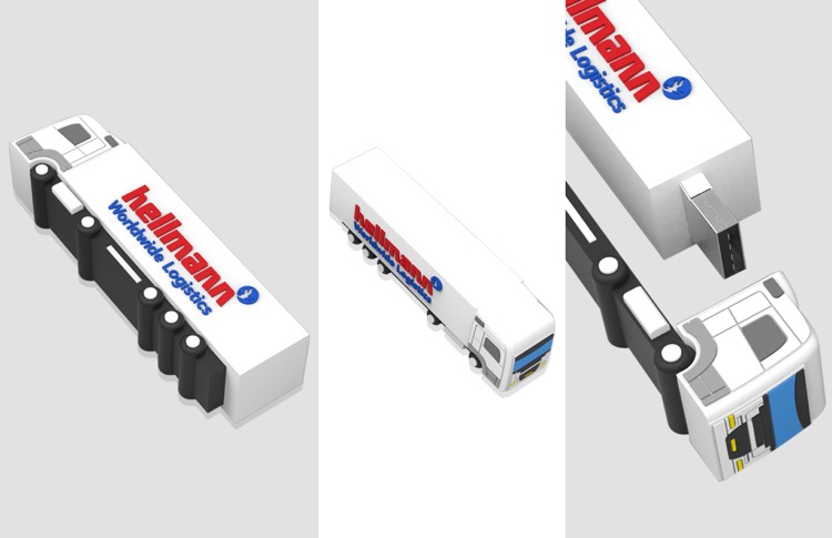Tractor Trailer USB-4GB 4