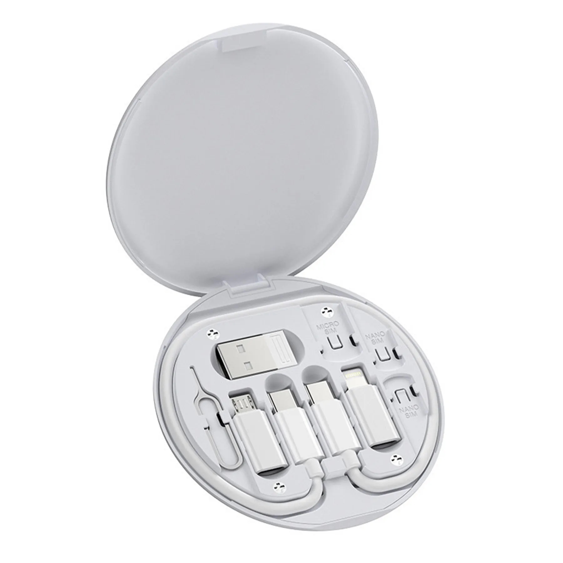 6 in 1 USB Type A Cable Storage Box 4