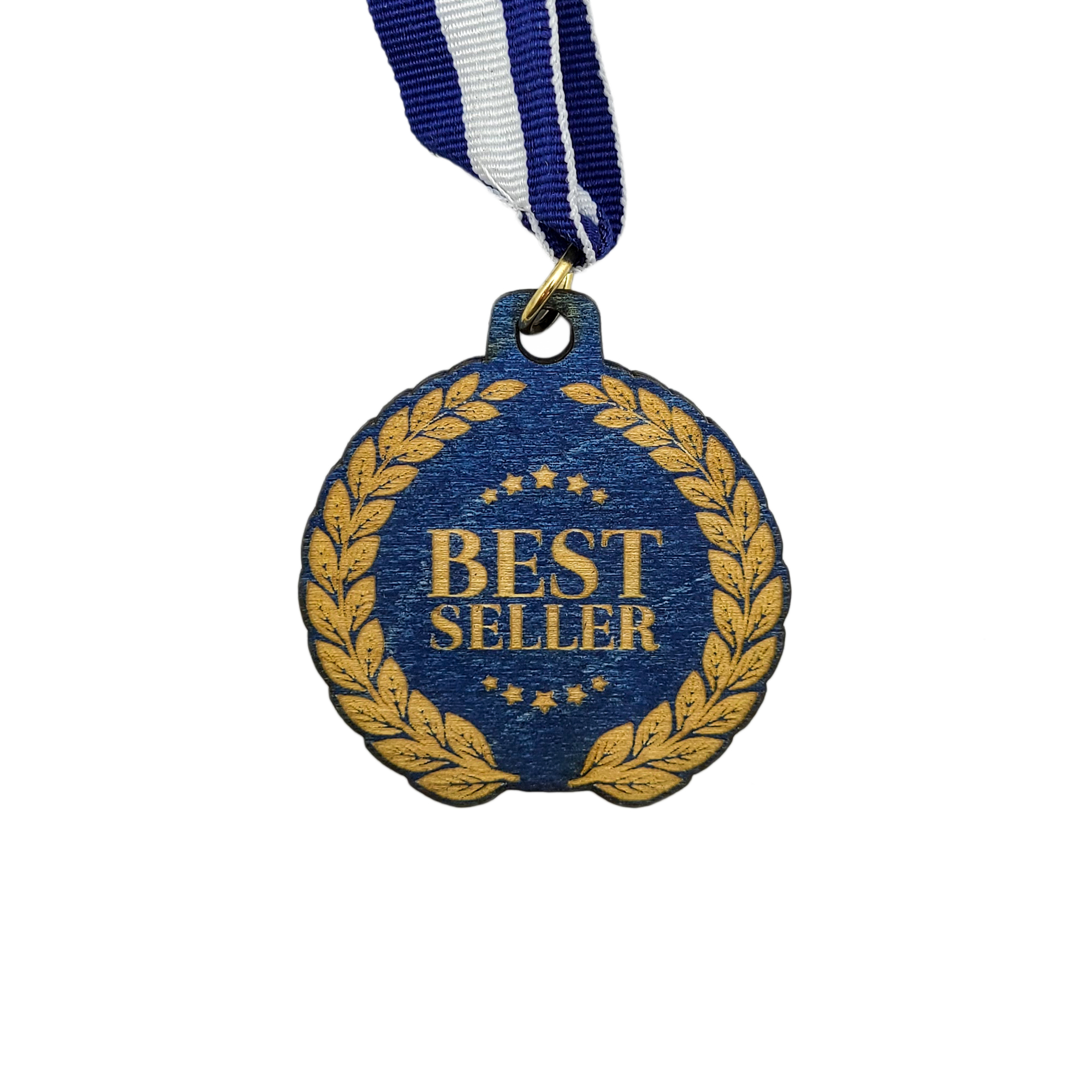 Wood Medals: 2" W x 2" H 3