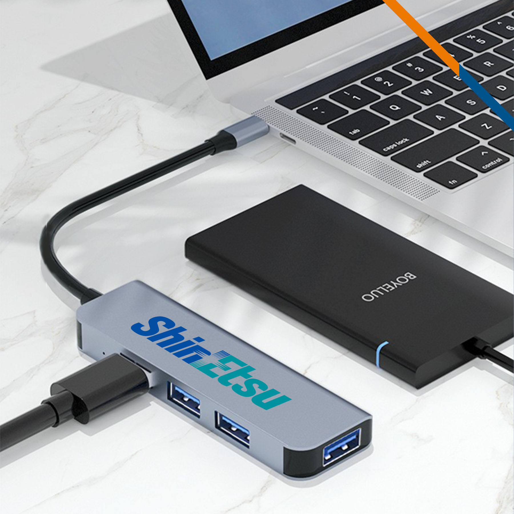 Moork 4in1 USB 3.0 Type-C Hub 5