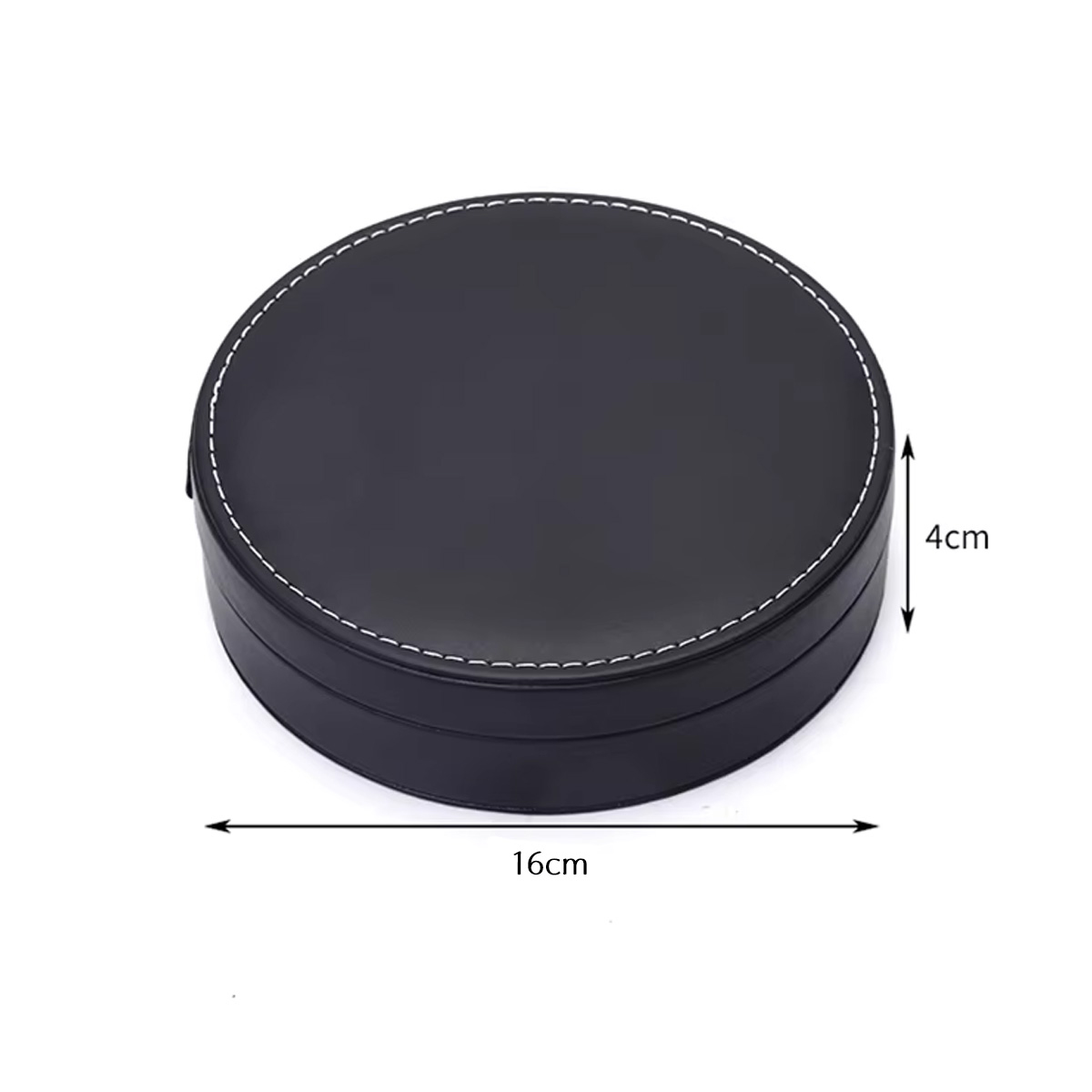 4-Piece Wine Tool Gift Set in Round Leather Case 3