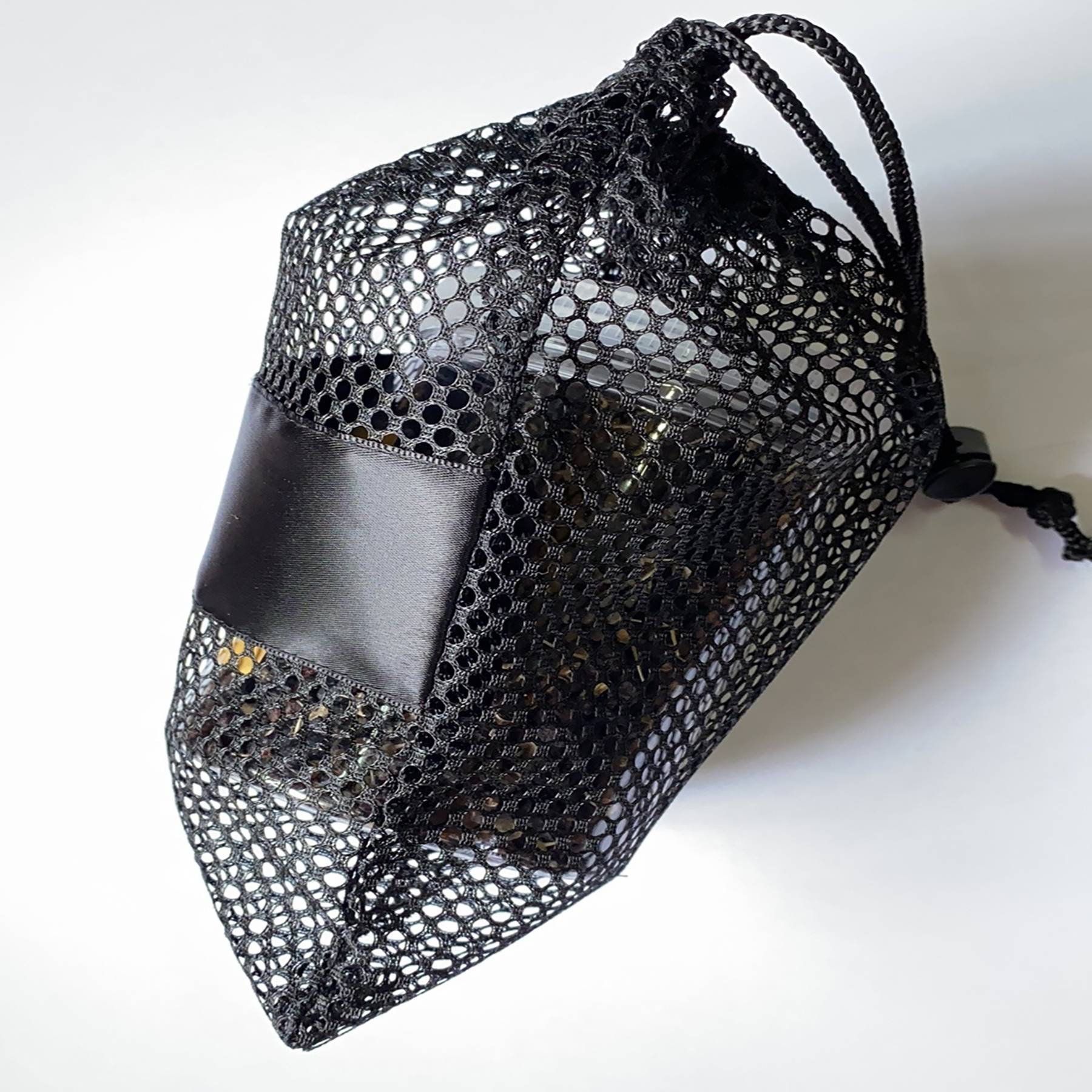 Sports Storage Dacron Net Mesh Drawstring Bag 5
