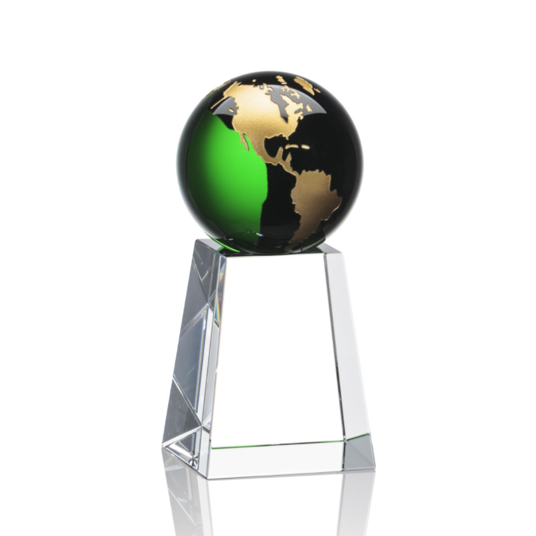 Heathcote Globe Award - Green/Gold 5