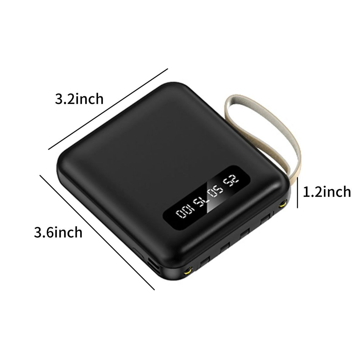 10000mAh Portable Charger with Dual LED Lights 4