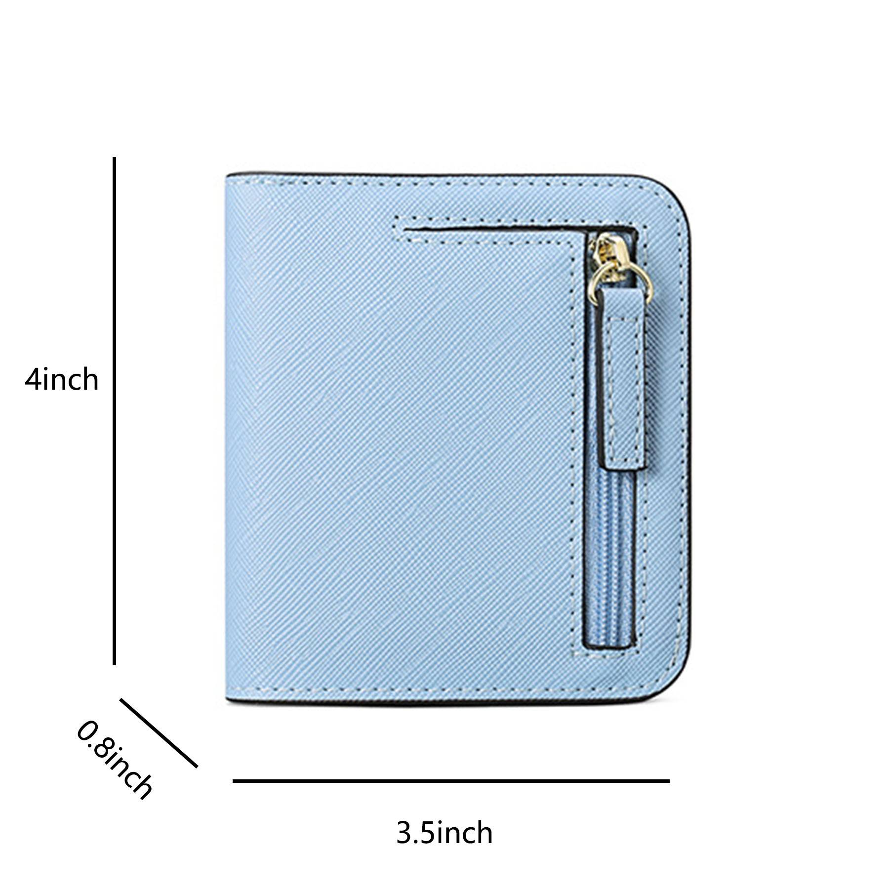 PU leather Coin Purse Wallet RFID Money Clip 12