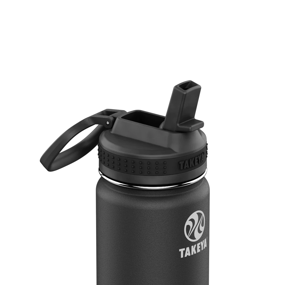 Takeya 24oz Actives Water Bottle With Straw Lid 4