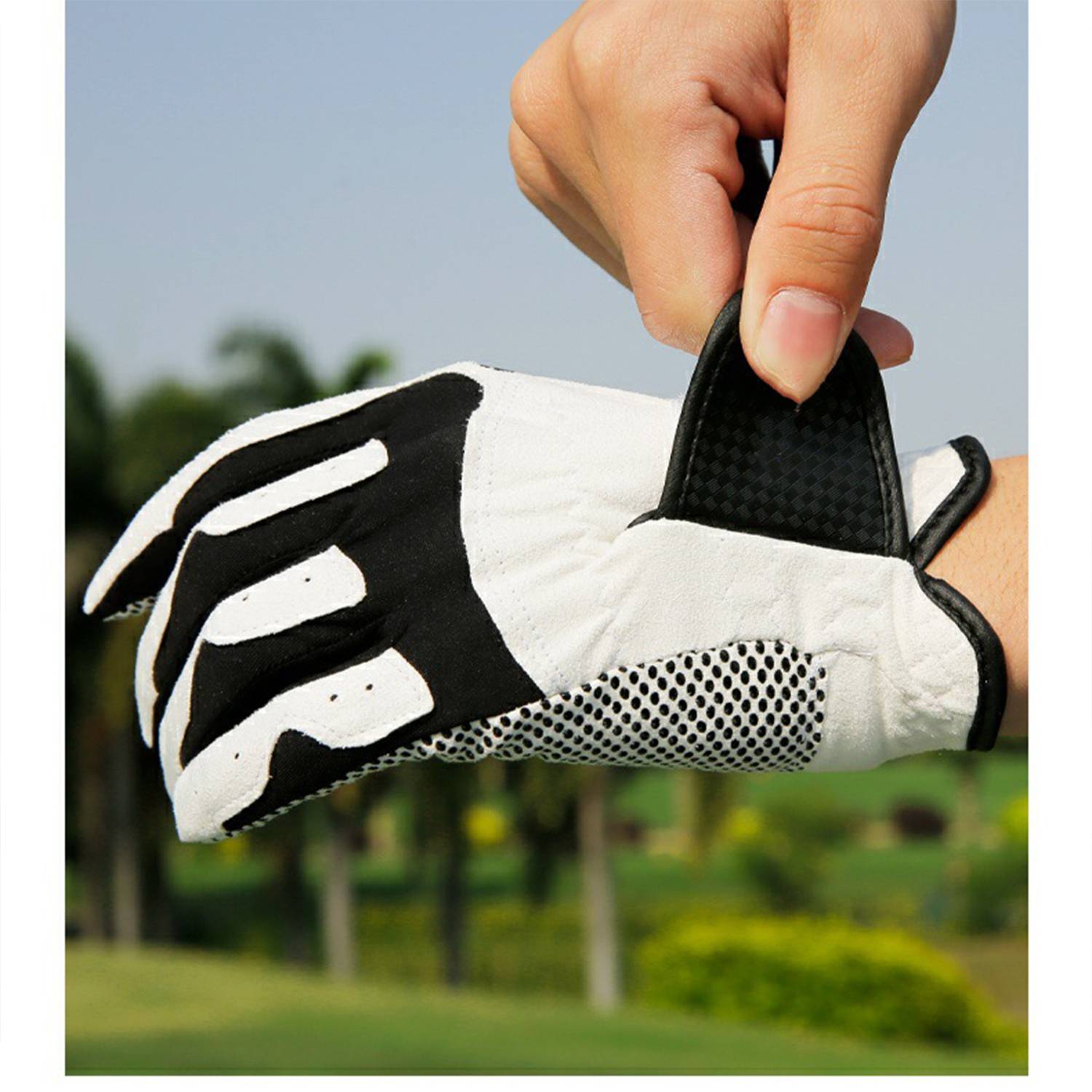 Microfiber Fabric Golf Gloves 4