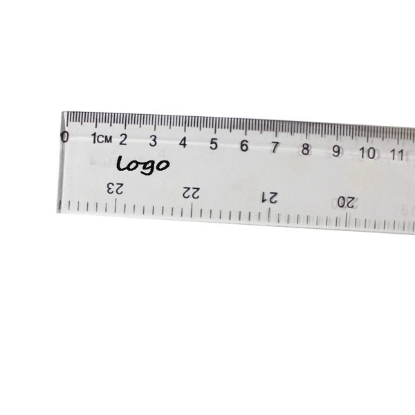 Imprinted Plastic Ruler-12" 2