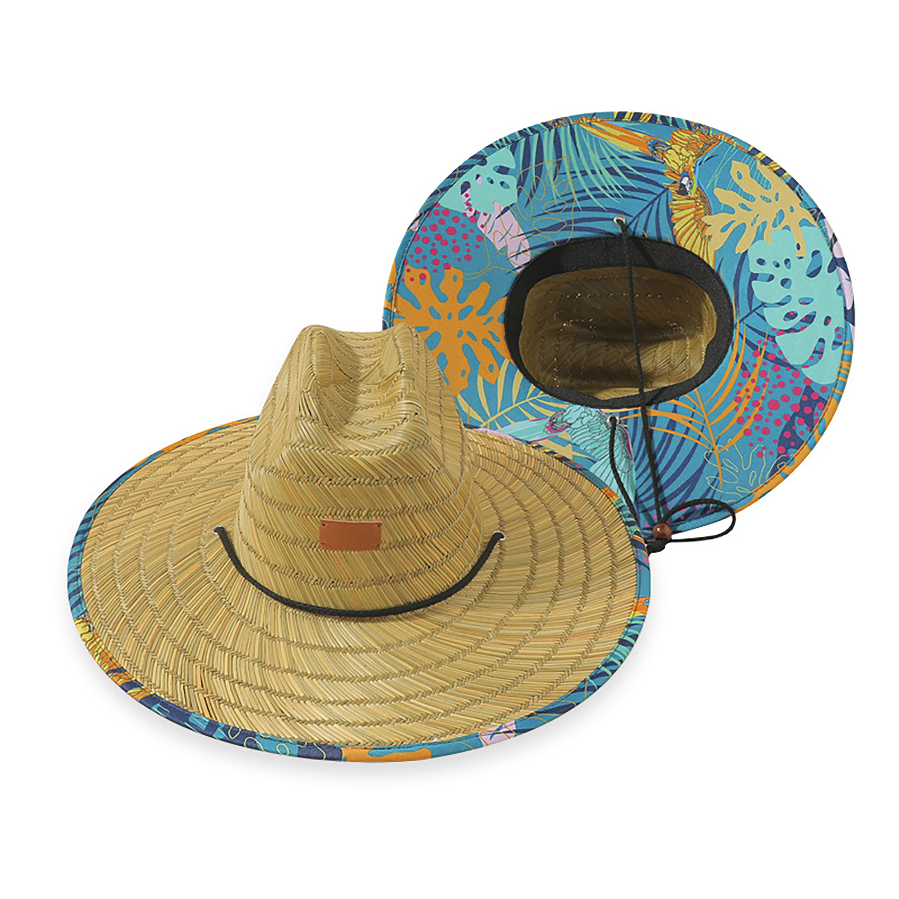 Straw Outdoor Sunshade Big Eaves Hat 8