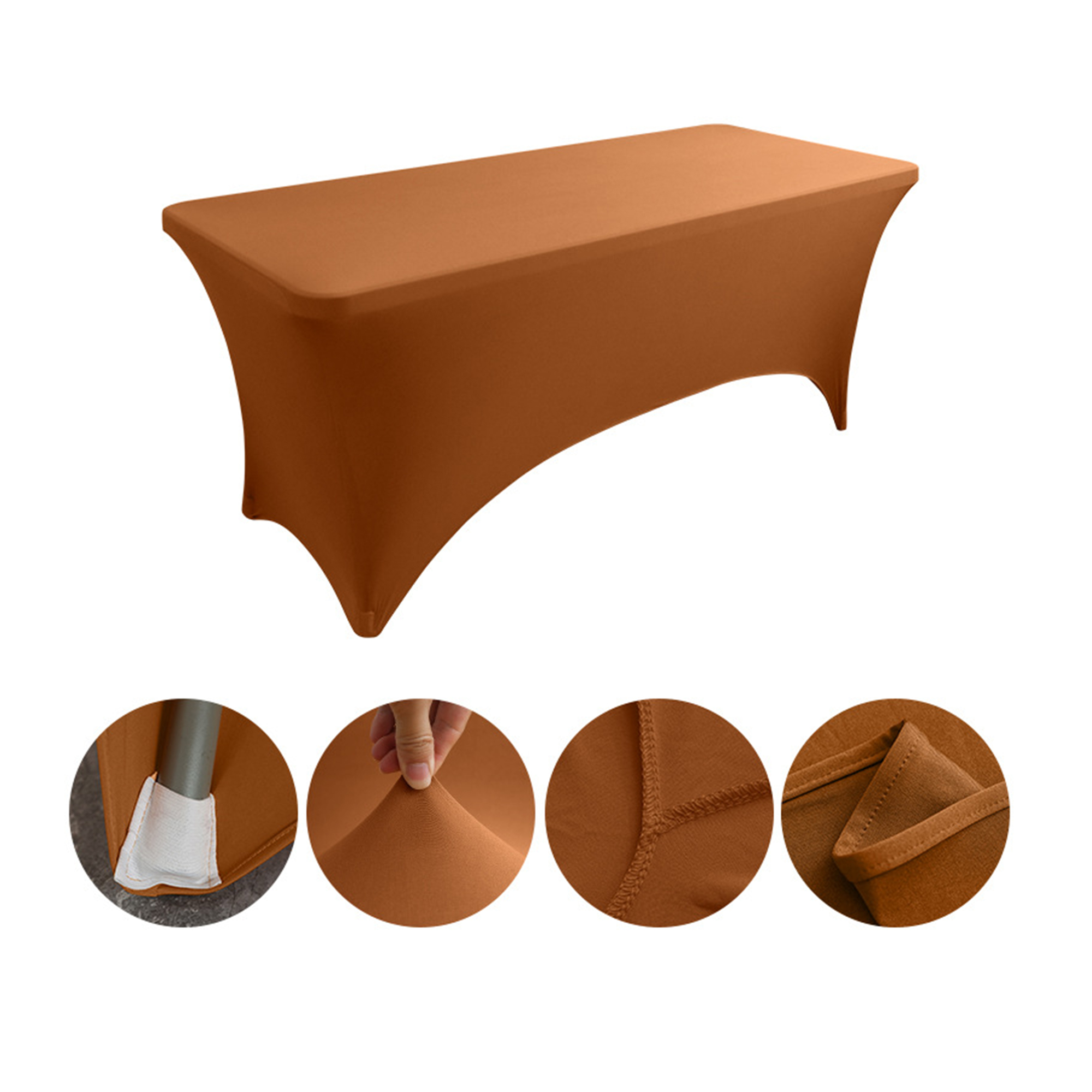 Six Foot Full Color Spandex Fitted Table Cover 16