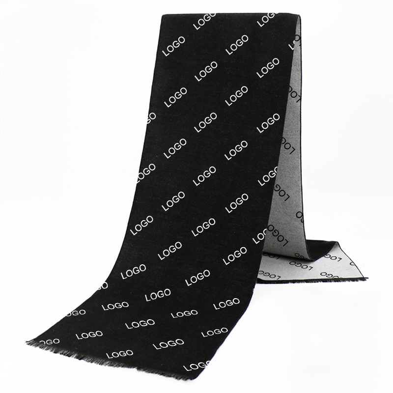 Custom Cashmere-Like Scarf W/ Tassels – 70" x 10" 5
