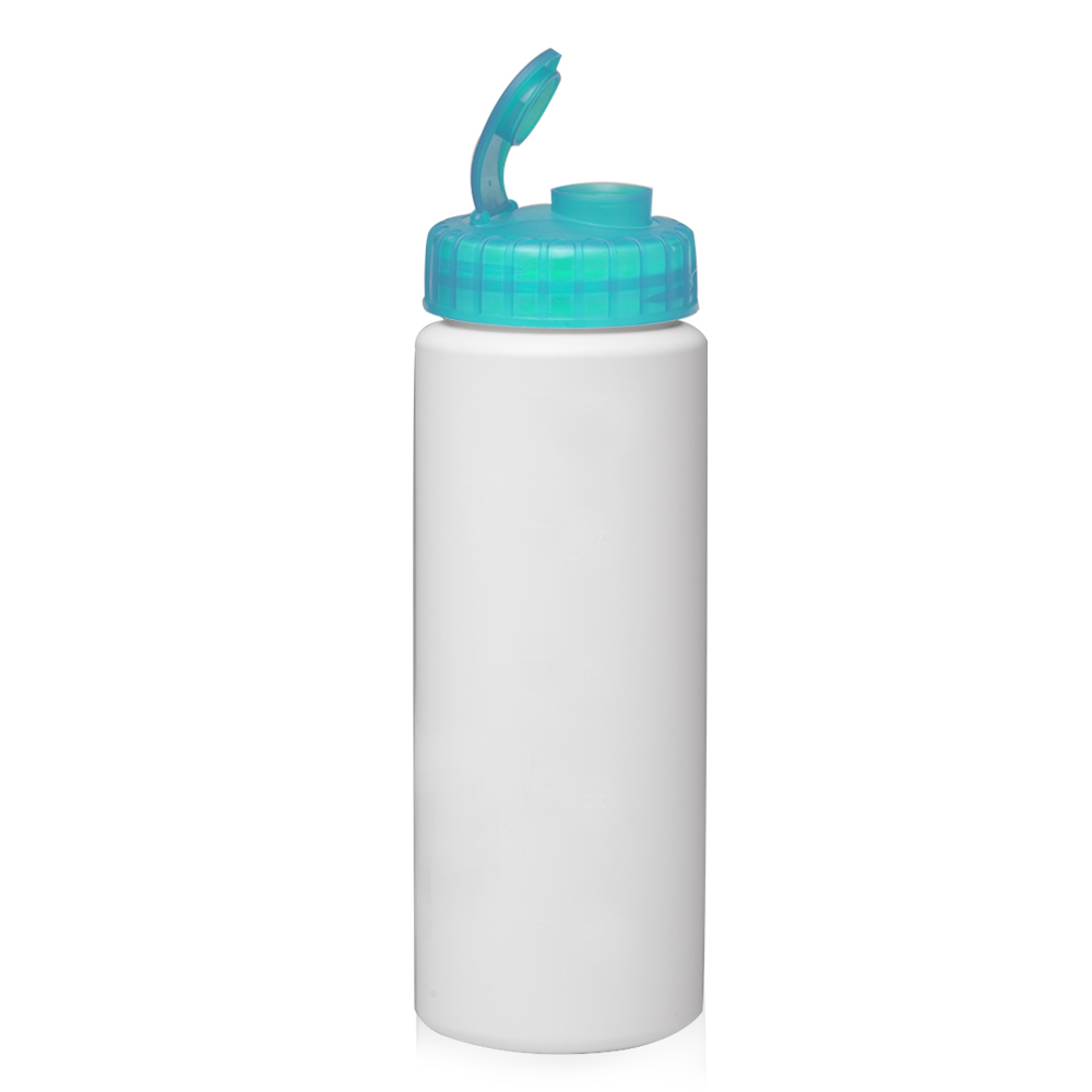 32 oz HDPE Plastic Water Bottle with Sipper Lid 12