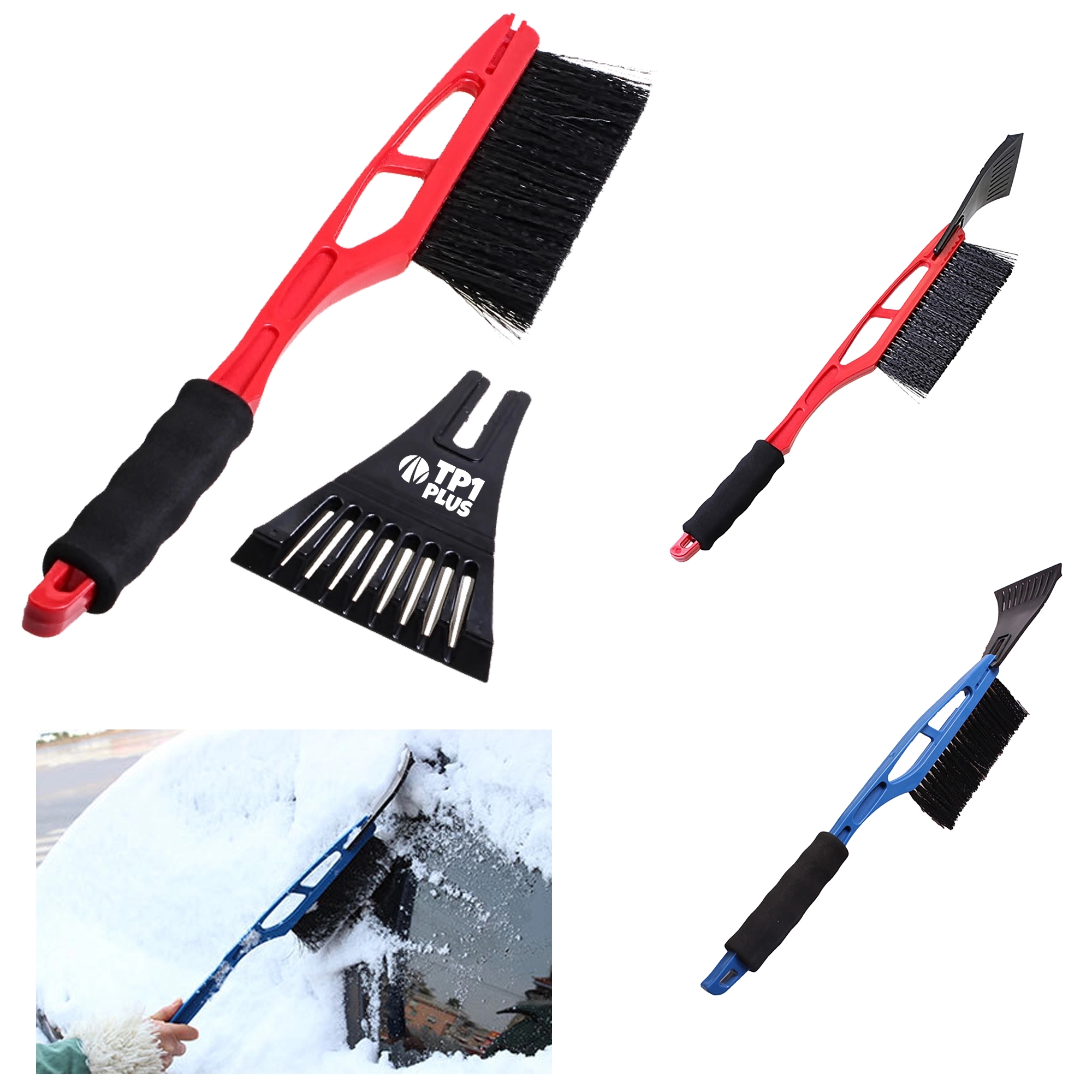 Long Handle Ice Scraper Snow Brushes 2