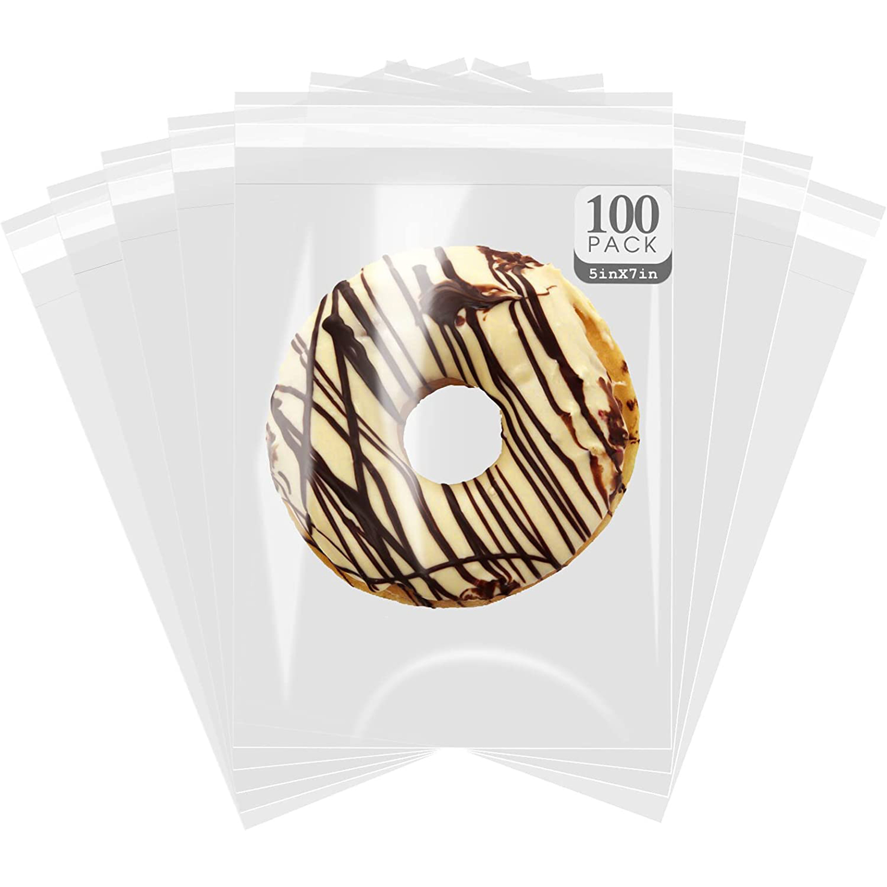 100 Pack Cellophane Treat Bags