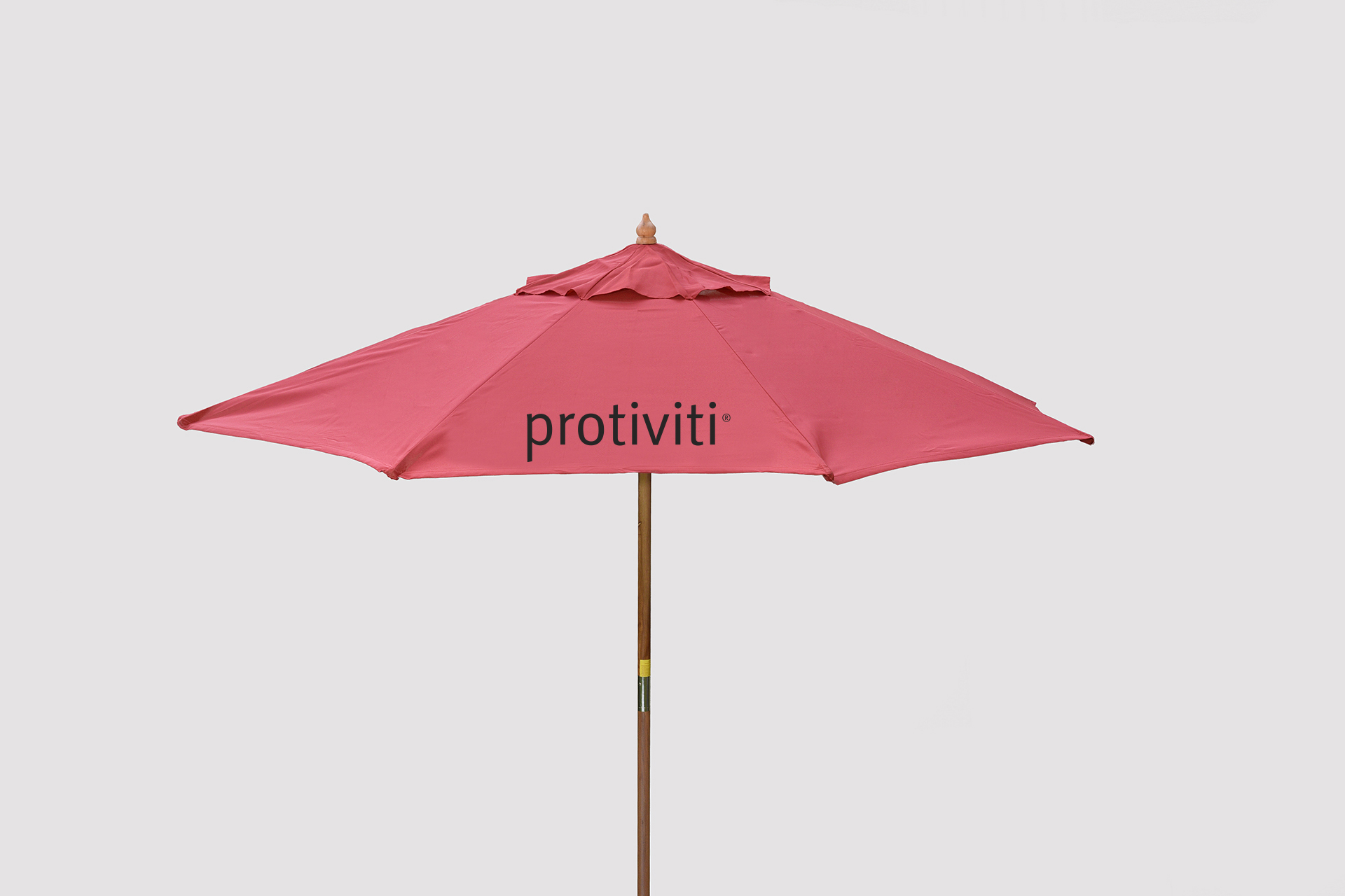 9' Wood Market Umbrella