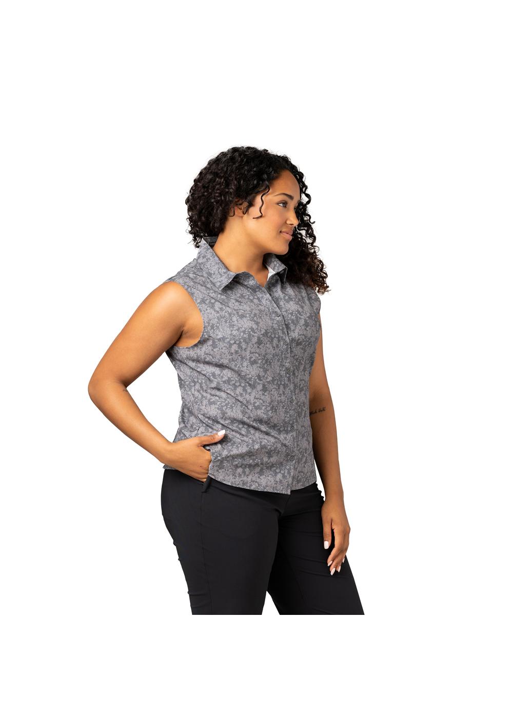 Storm Creek Women's Enthusiast 4-Way Stretch Printed Sleeveless Outdoor Shirt 3