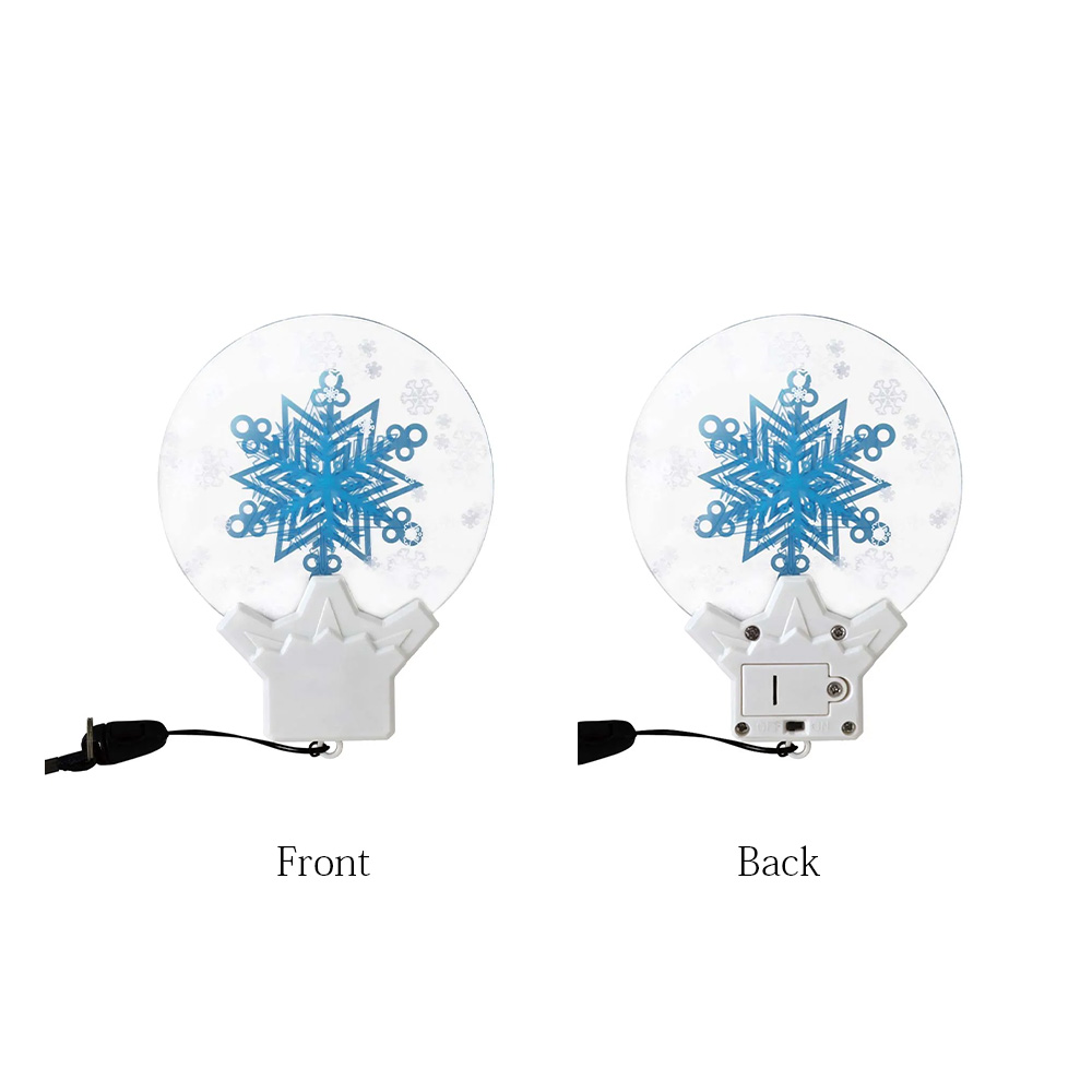 Snowflake LED Acrylic Light Ornament 3