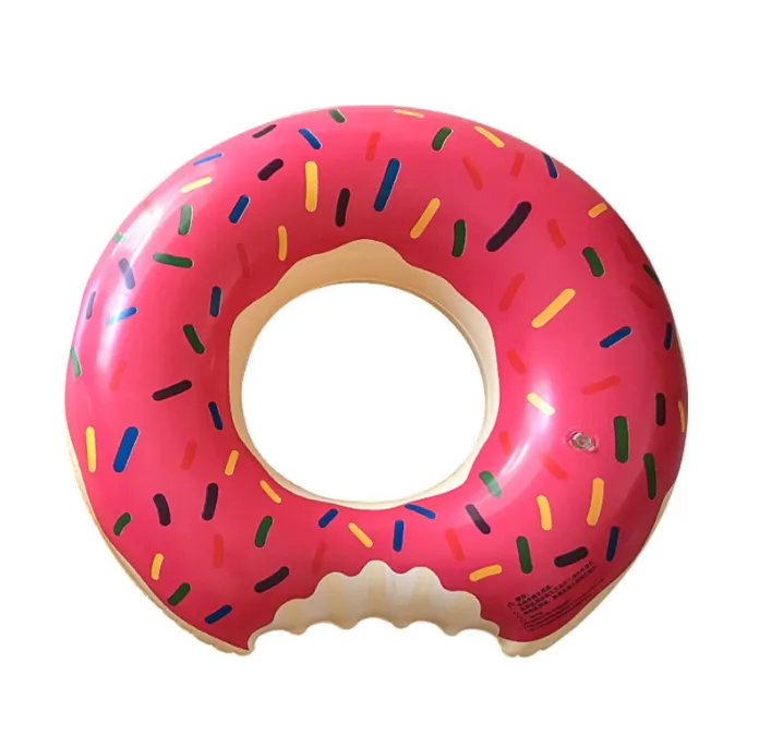 Inflatable Donuts Print Swim Ring 5