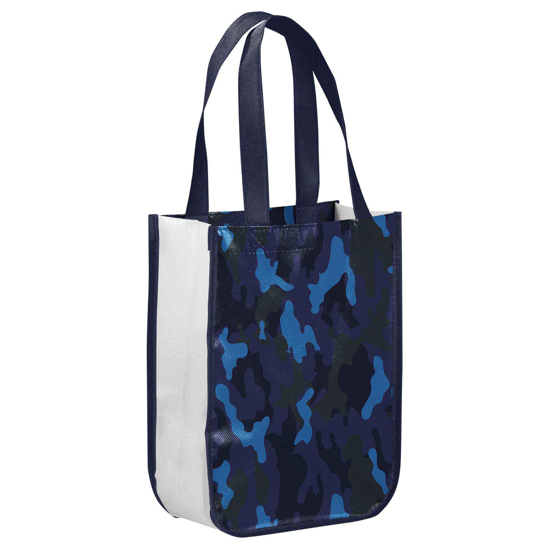 Fully Customizable 105GSM Round-Corner Laminated Tote Bags (12'' x 16'' x 6'') 8