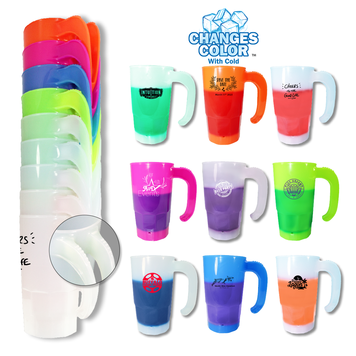 Mood™ 20 oz. Stackable Beer Stein 2