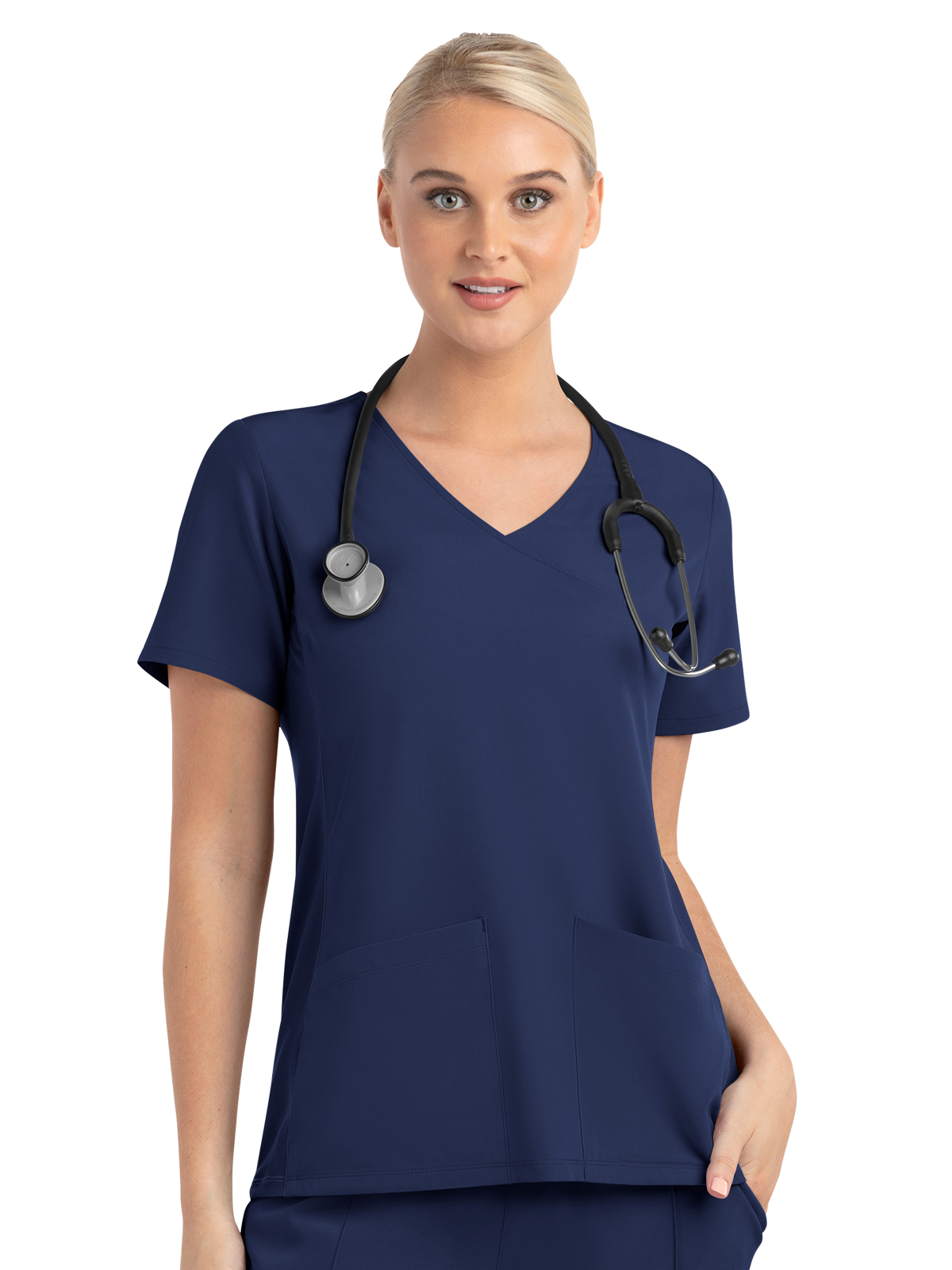 Maevn - Matrix Impulse - Women's Two-Pocket Mock Wrap Top 5