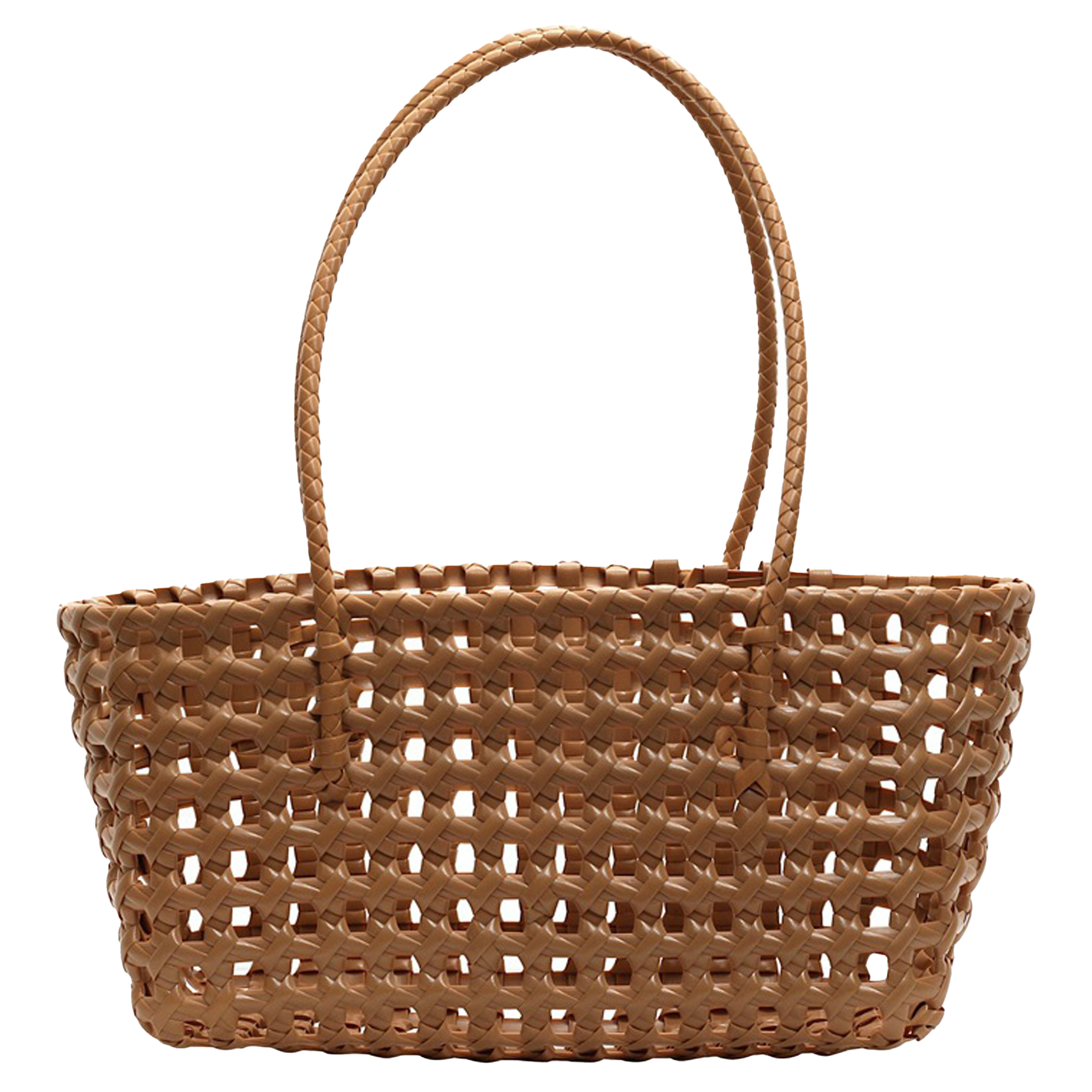 Polyester Hollow Woven Vacation Shoulder Bag 3