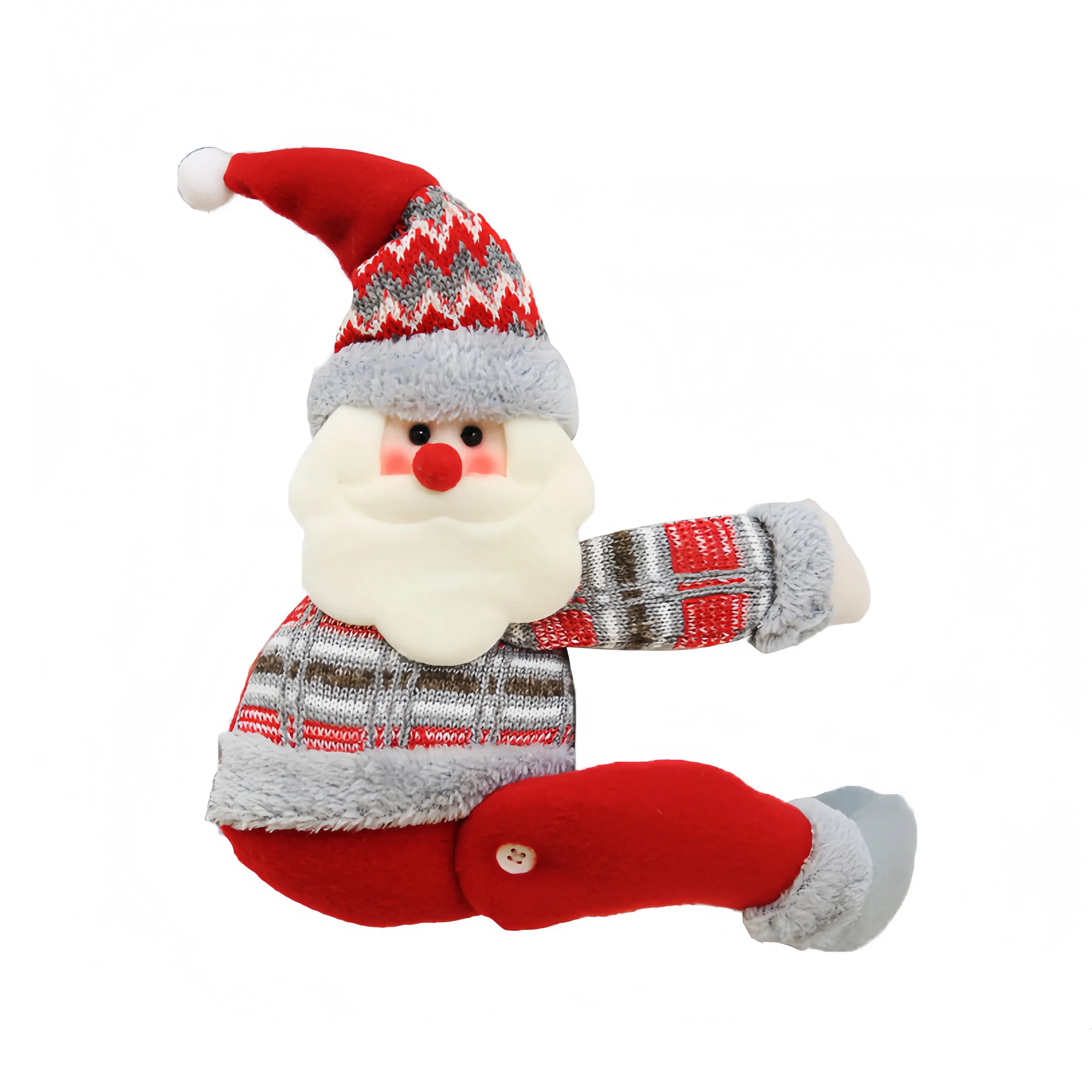 Fleece Christmas Creative Curtain Buckle Cartoon 4