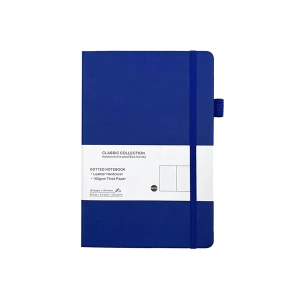 A5 Leather Dotted Notebook 9