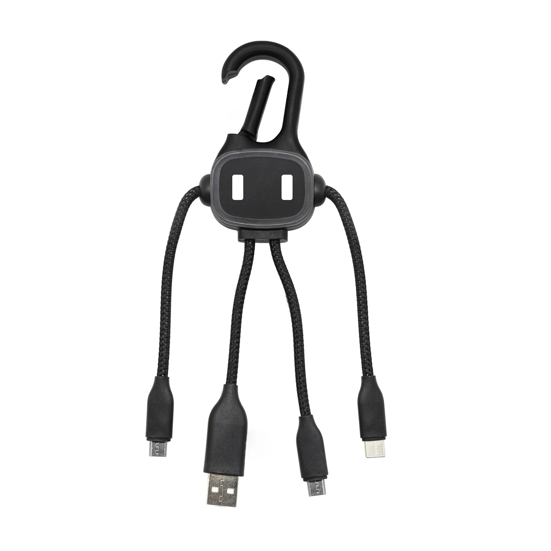 Abs Multi Functional Illuminated Keychain Data Cable 3