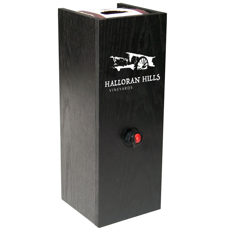 Wood Wine Box and Dispenser