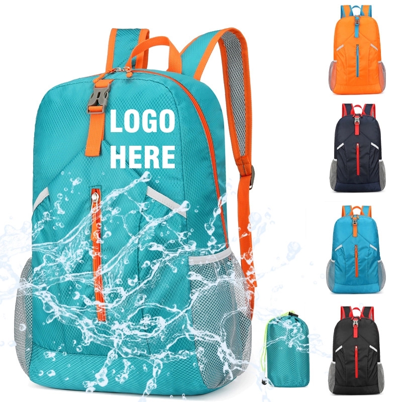 Custom Water Resistant Lightweight Packable Backpack 2