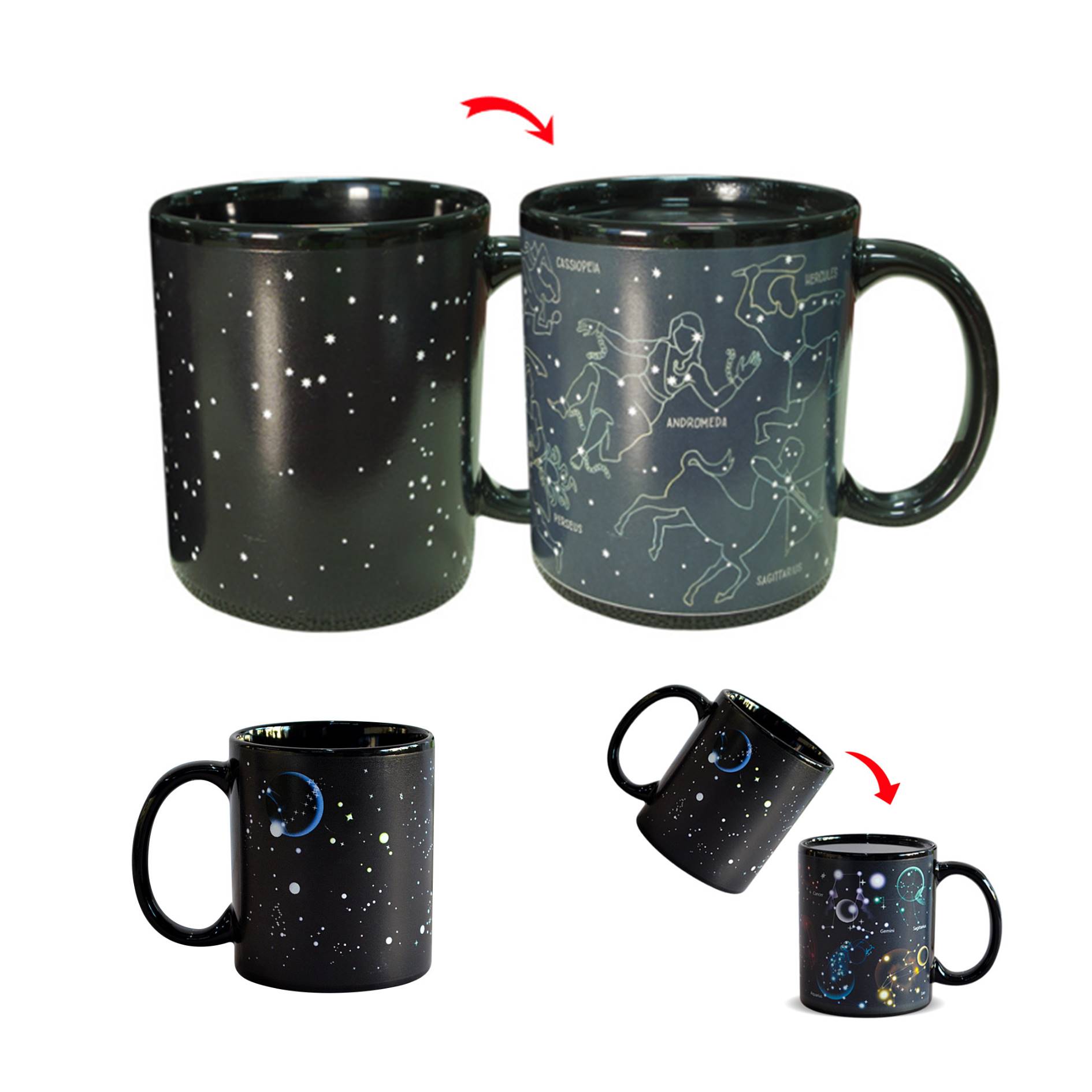 12oz Starry Sky Color Change Ceramic Mug 4