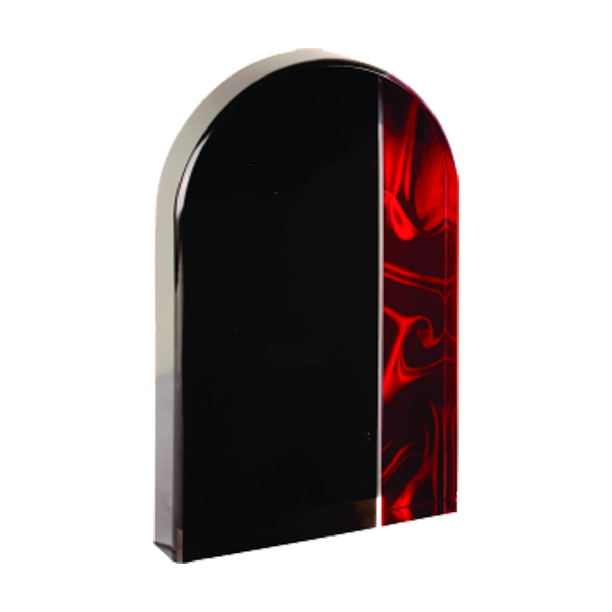 8" Arch Red Velvet Acrylic 3