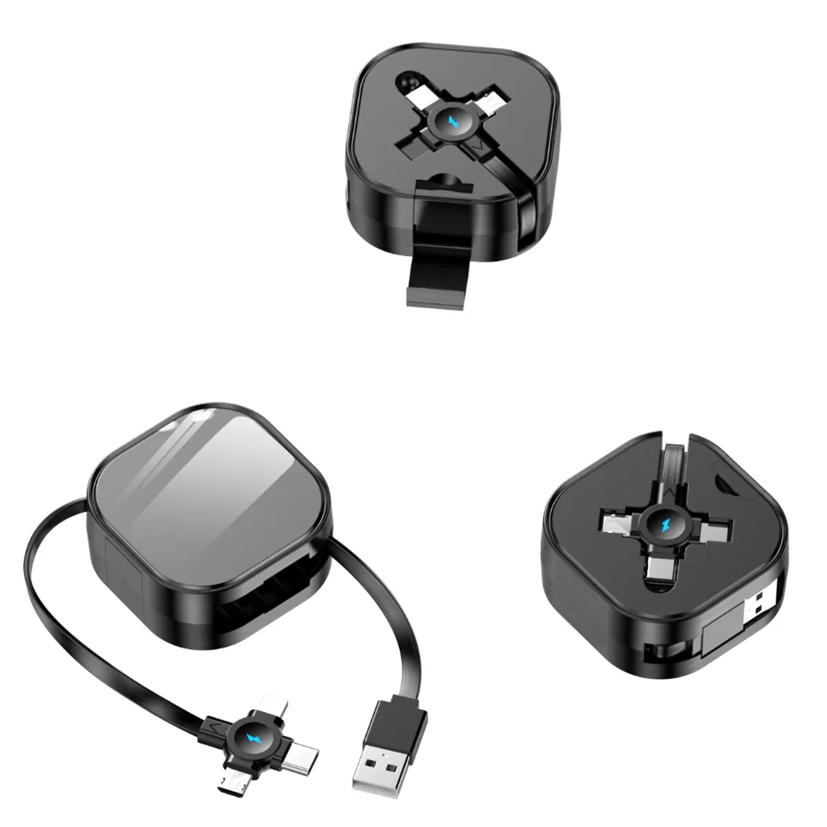 Custom 3 in 1 Universal Multi Data Charger Cable Cord 4