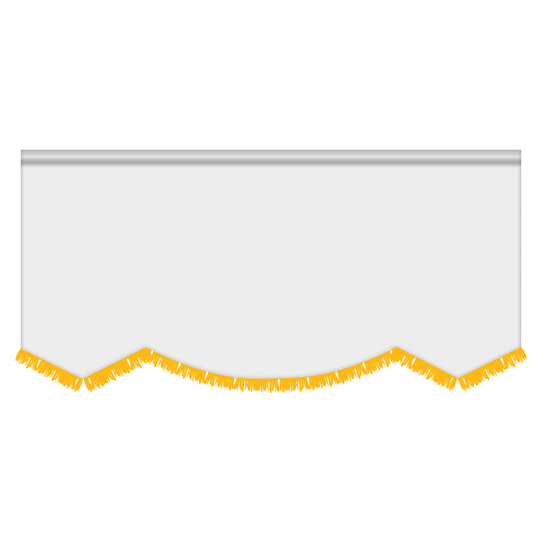 2.5' x 6' Parade Lead Banner with Fringe 2