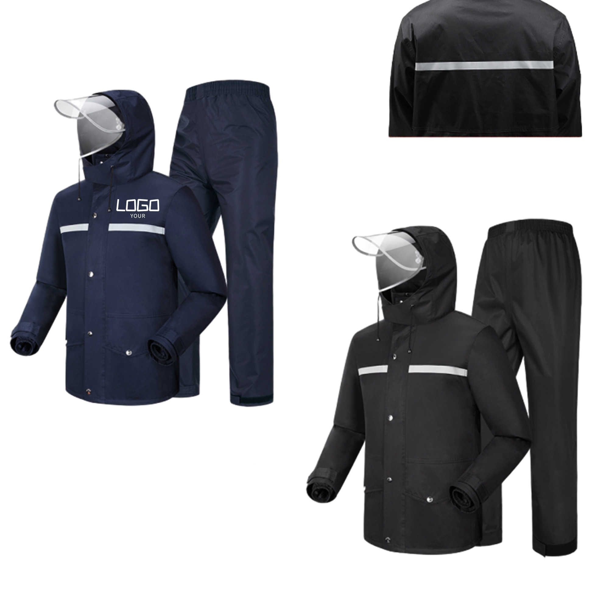 Two-Piece Weatherproof Rain Ensemble for Outdoors 2