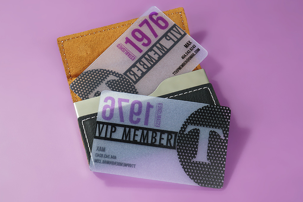 Quick Translucent Plastic Business Cards 13