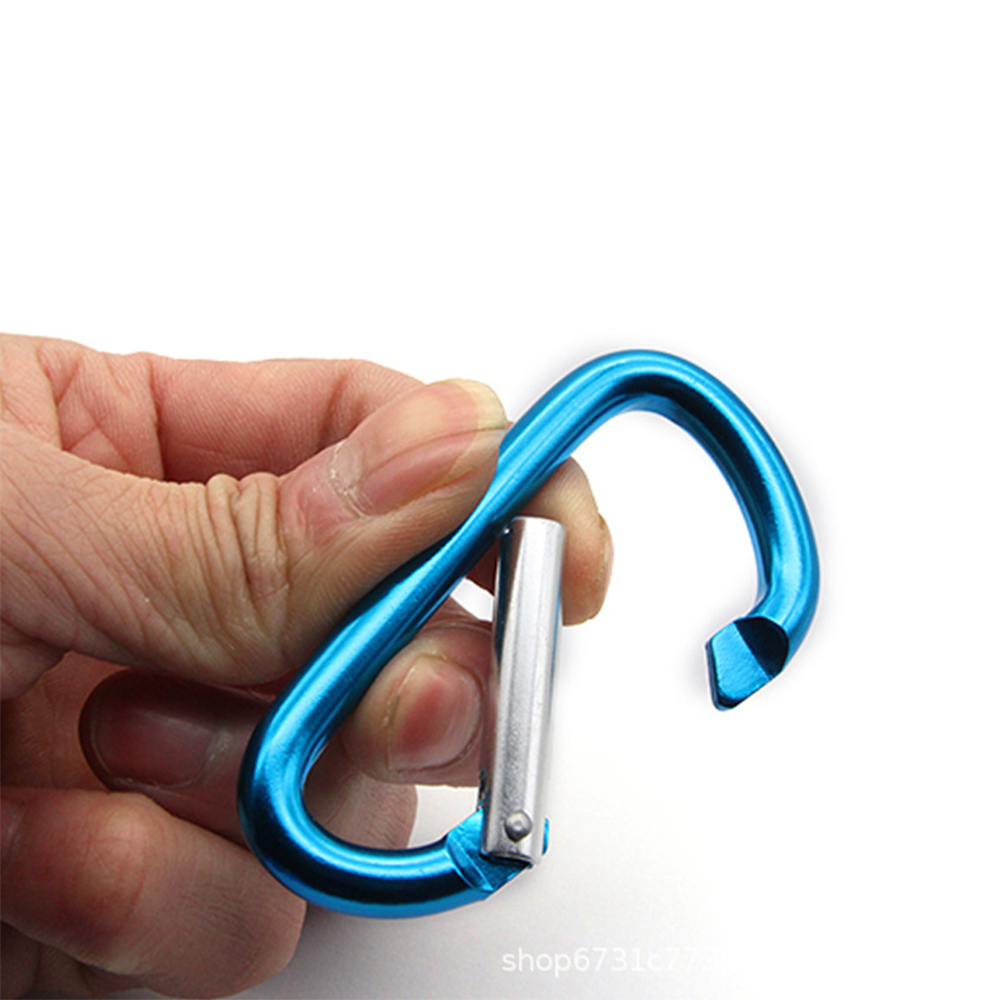 #5 D-shaped 3.4g carabiner water bottle hook 2