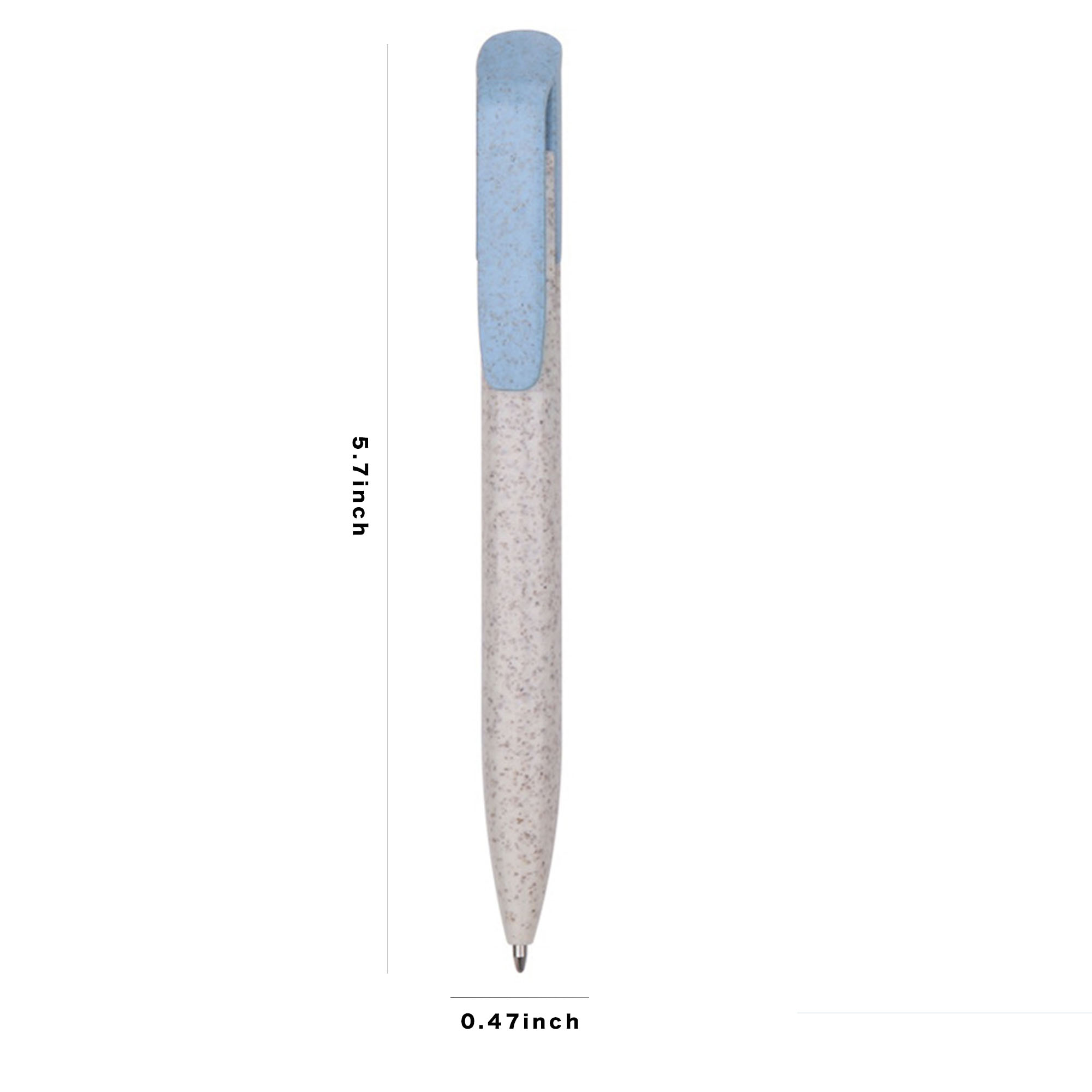 Wheat Color Matching Press Ballpoint Pen 4