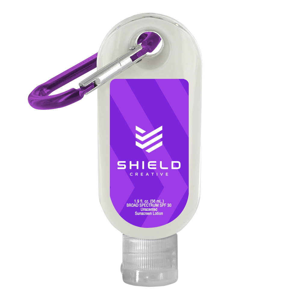 1.9 oz. SPF 30 Sunscreen with Carabiner Hook 6