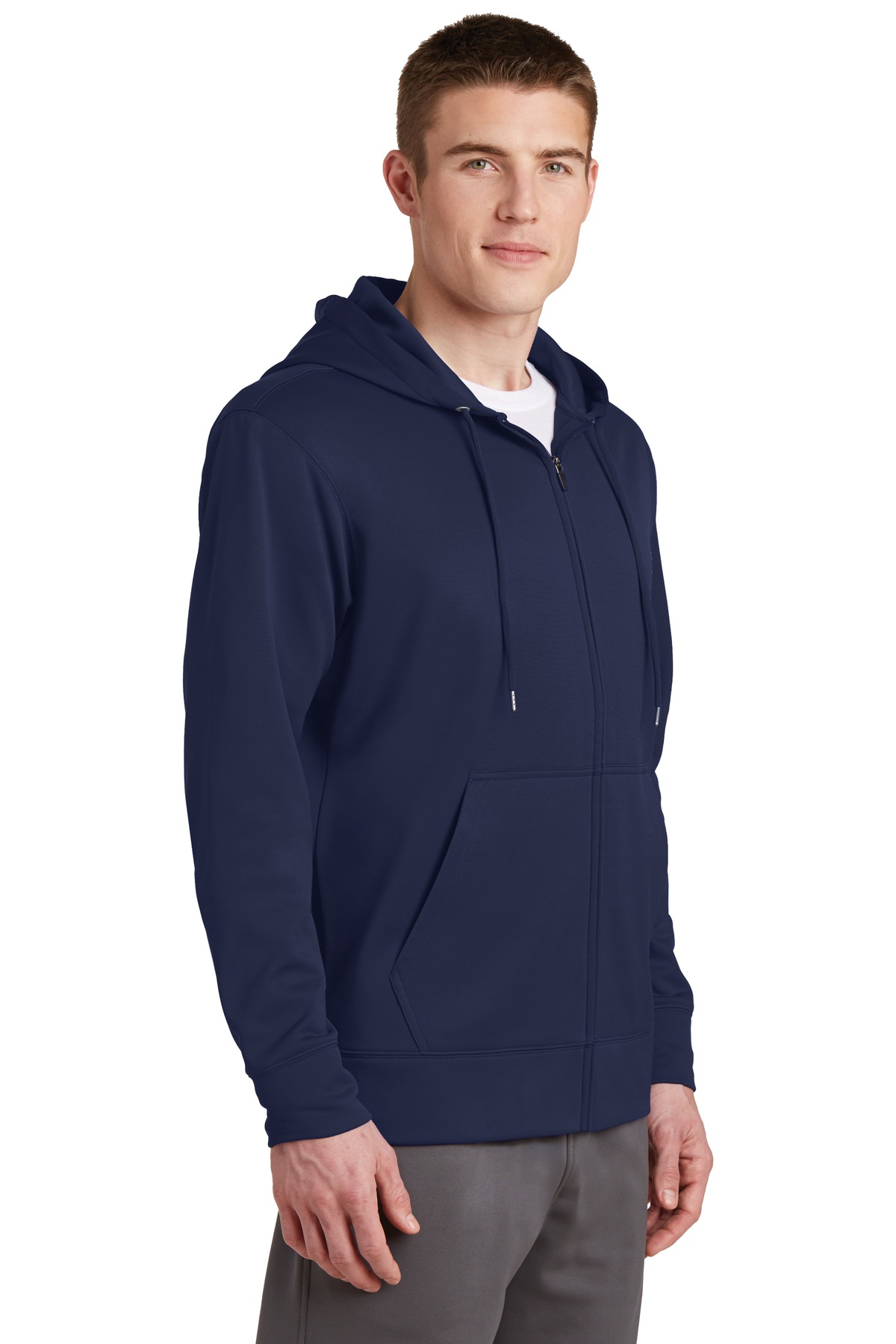 Sport-Tek Sport-Wick Fleece Full-Zip Hooded Jacket. ST238 11