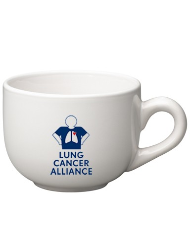 16 oz White Souper Mug