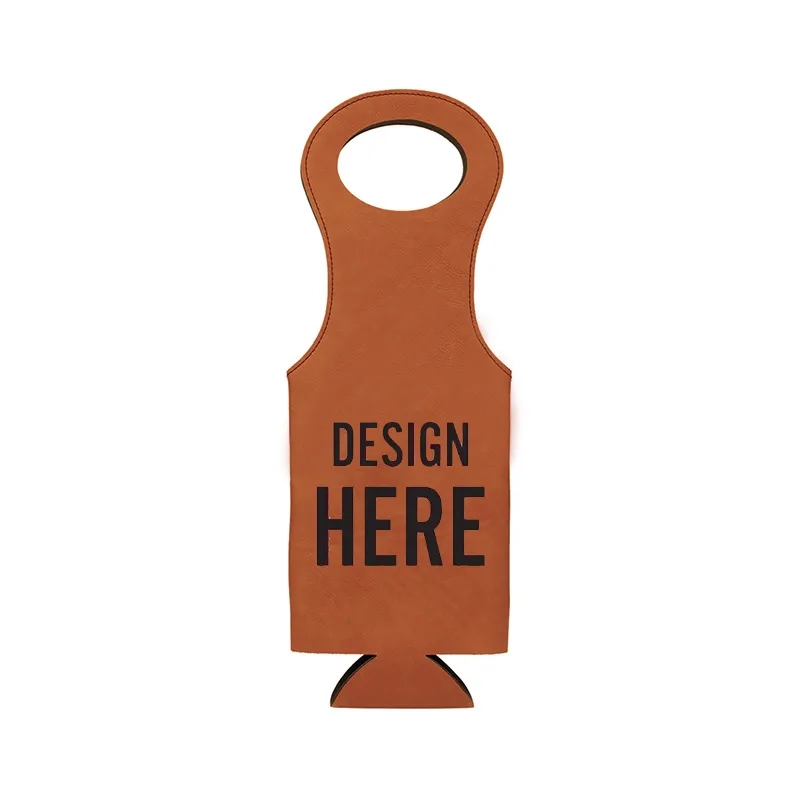 Luxury Leatherette Wine Bag 6