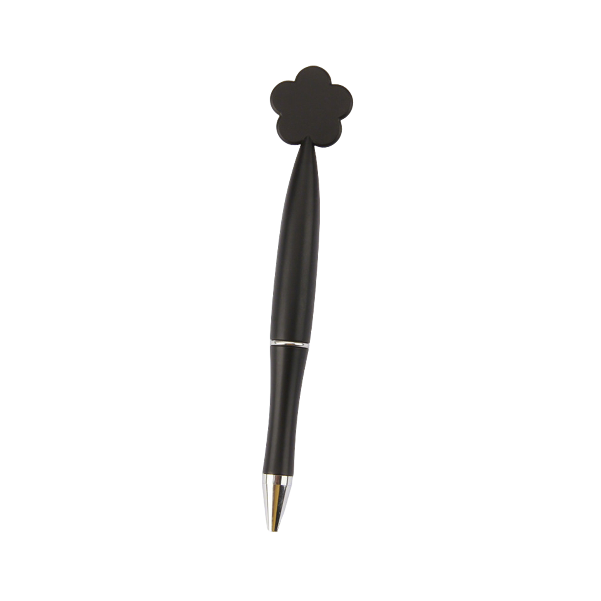 Flower Style Roller Ball Pen 5.28" Length X 0.43" Width 1