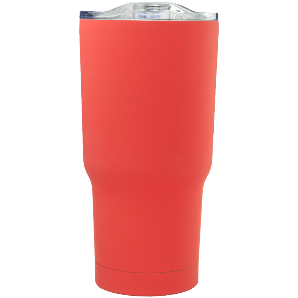 17 oz. Rubberized Stainless Steel Travel Mugs 1