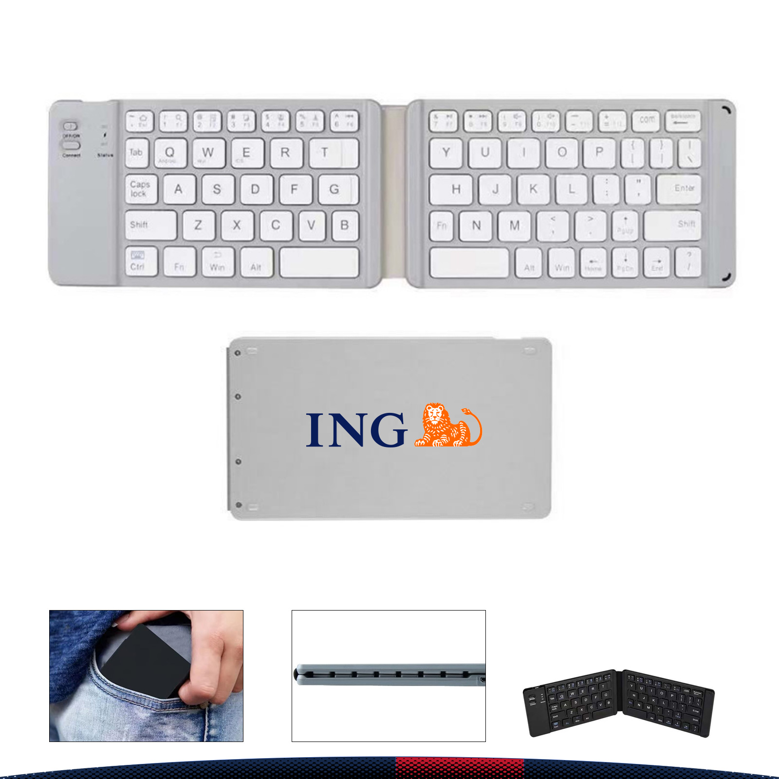 Bi-Fold Bluetooth Keyboard 1